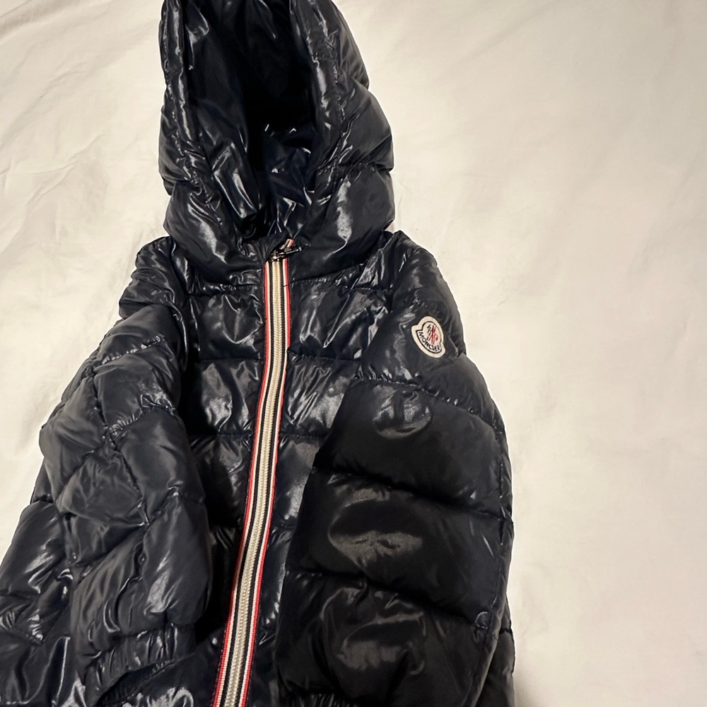 Moncler Shiny Navy Jacket